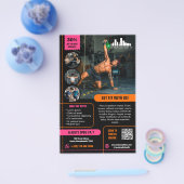 Marketing für das Sonderangebot in Rosa mit Logo Flyer (Einzeln)