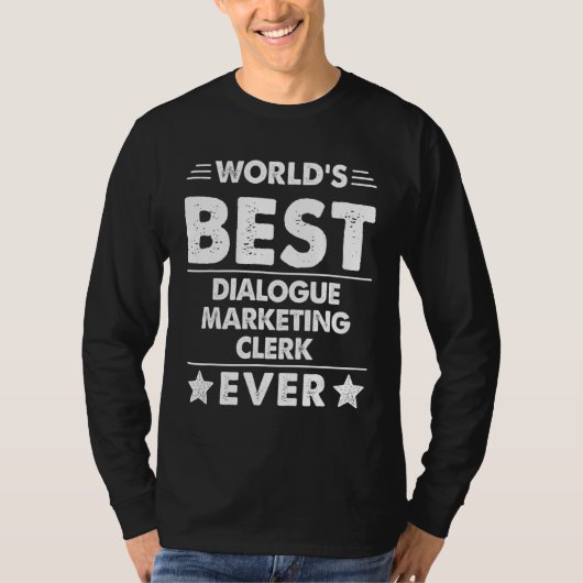 Marketing für den besten Dialog der Welt je 1 T-Shirt (Vorderseite)