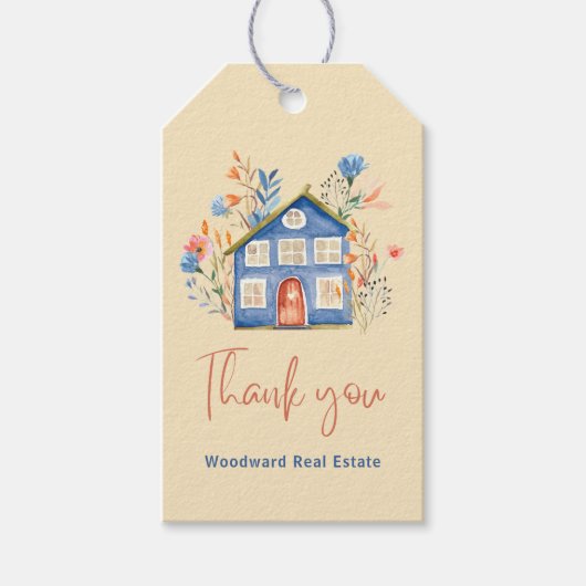 Marketing für die Referenzierung von Real Anwesen Geschenkanhänger (Vorderseite)