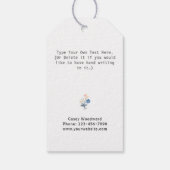 Marketing für die Referenzierung von Real Anwesen Geschenkanhänger (Rückseite)