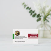 Marketing für einfache Schwammklammern Visitenkarte (Stehend Vorderseite)