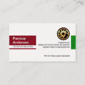 Marketing für einfache Schwammklammern Visitenkarte (Rückseite)