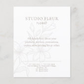 Marketing für kleine Unternehmen mit einfacher Blu Flyer (Vorne)