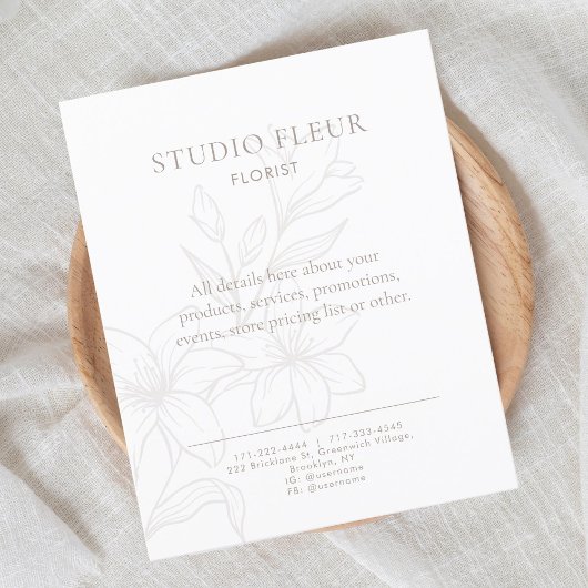 Marketing für kleine Unternehmen mit einfacher Blu Flyer