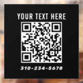 Marketing für kleine Unternehmen - QR-Code Fensteraufkleber (Blatt 2)