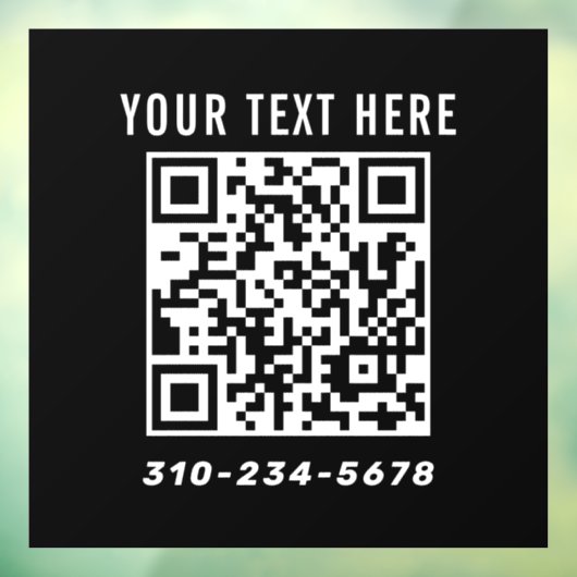 Marketing für kleine Unternehmen - QR-Code Fensteraufkleber (Blatt 3)