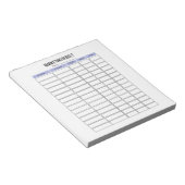 Marketing für kleine Unternehmen - Übersicht Notizblock (angewinkelt)