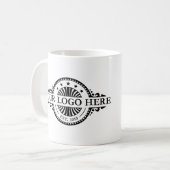 Marketing für Logos und QR-Codes Kaffeetasse (Vorderseite Links)