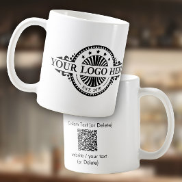 Marketing für Logos und QR-Codes Kaffeetasse