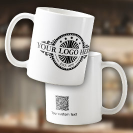 Marketing für Logos und QR-Codes Kaffeetasse