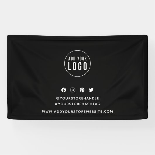 Marketing für soziale Medien hinzufügen Banner (Horizontal)