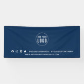 Marketing für soziale Medien hinzufügen Banner (Horizontal)