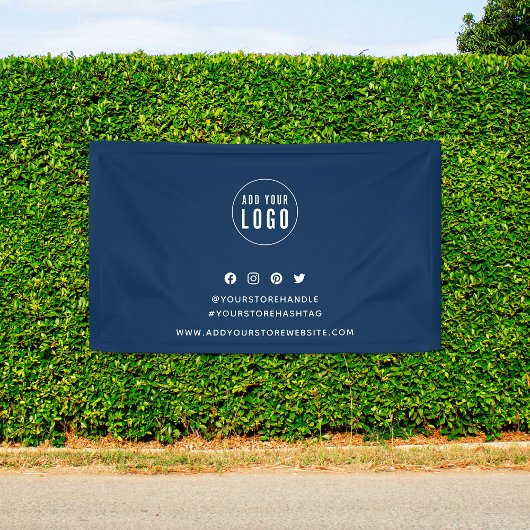 Marketing für soziale Medien hinzufügen Banner