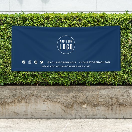 Marketing für soziale Medien hinzufügen Banner