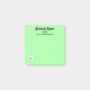 Marketing für Unternehmen personalisiert grün Post-it Klebezettel