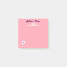 Marketing für Unternehmen personalisiert rosa Post-it Klebezettel