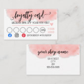 Marketing für Visitenkarten-Rabatt Empfehlungskarte (Vorne/Hinten)