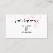 Marketing für Visitenkarten-Rabatt Empfehlungskarte (Rückseite)