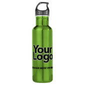 Marketing für Werbeaktionen für kleine Unternehmen Edelstahlflasche (Vorderseite)