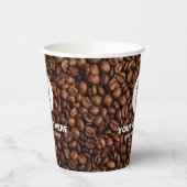 Marketing für Werbematerial-Firmenlogo Pappbecher (Links)