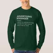 Marketing-Geist mit Spaß T-Shirt (Vorderseite)