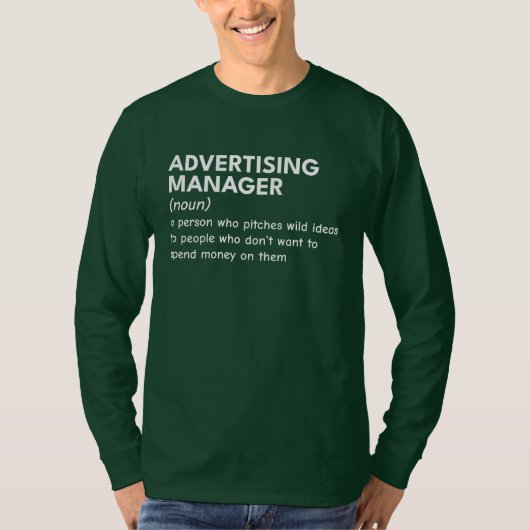 Marketing-Geist mit Spaß T-Shirt (Vorderseite)
