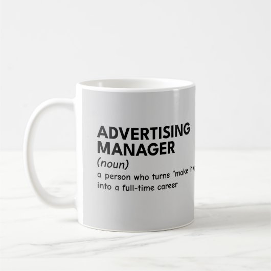Marketing Genius Definition Kaffeetasse (Links)