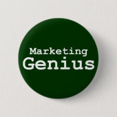 Marketing Genius Geschenke Button (Vorderseite)