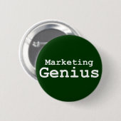 Marketing Genius Geschenke Button (Vorne & Hinten)