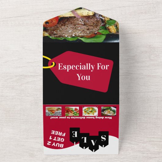 Marketing-Idee für Lebensmittelwerbung DIY Foto-Lo All In One Einladung (Außenbereich)