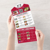 Marketing-Idee für Lebensmittelwerbung DIY Foto-Lo All In One Einladung (Abreißen)