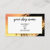 MARKETING IHRES LOGO-Geschenkgutscheins hinzufügen Visitenkarte (Rückseite)