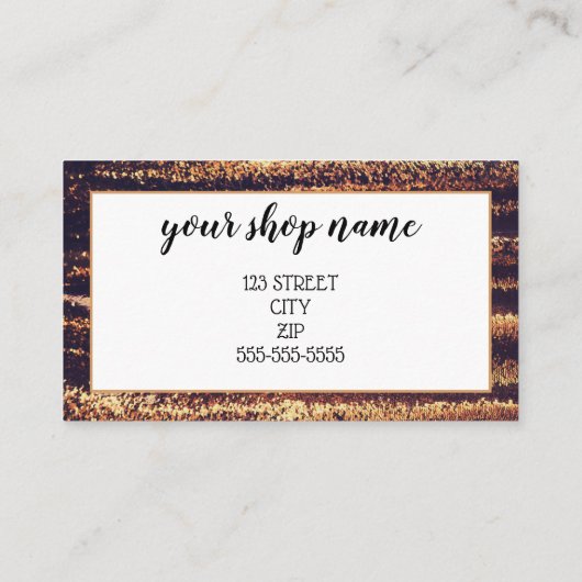 MARKETING IHRES LOGO-Geschenkgutscheins hinzufügen Visitenkarte (Rückseite)