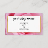 MARKETING IHRES LOGO-Geschenkgutscheins hinzufügen Visitenkarte (Rückseite)