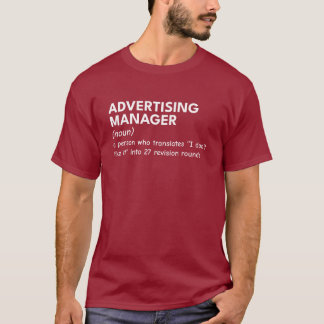 Marketing Manager - Funny Job T-Shirt