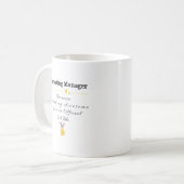 Marketing Manager Kaffeetasse (Vorderseite Links)
