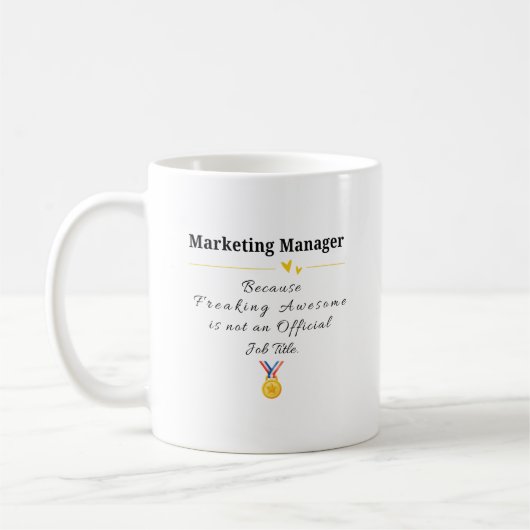 Marketing Manager Kaffeetasse (Links)