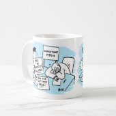 Marketing Manager mit Ideen für die Vertriebskampa Kaffeetasse (Vorderseite Links)