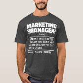 Marketing Manager Noul Advertising Specialist T-Shirt (Vorderseite)