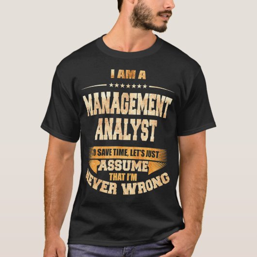 Marketing Manager To Save Time Im Never Wrong Funn T-Shirt (Vorderseite)