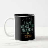 Marketing Manager Zweifarbige Tasse (Links)