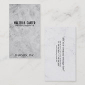 Marketing | Marmor | FÜHRUNGSKRAFT Visitenkarte (Vorne/Hinten)