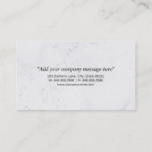 Marketing | Marmor | FÜHRUNGSKRAFT Visitenkarte (Rückseite)