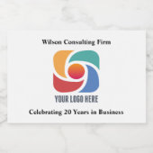 Marketing Mini für Unternehmen mit benutzerdefinie Schaumweinetikett (Einzelnes Label)