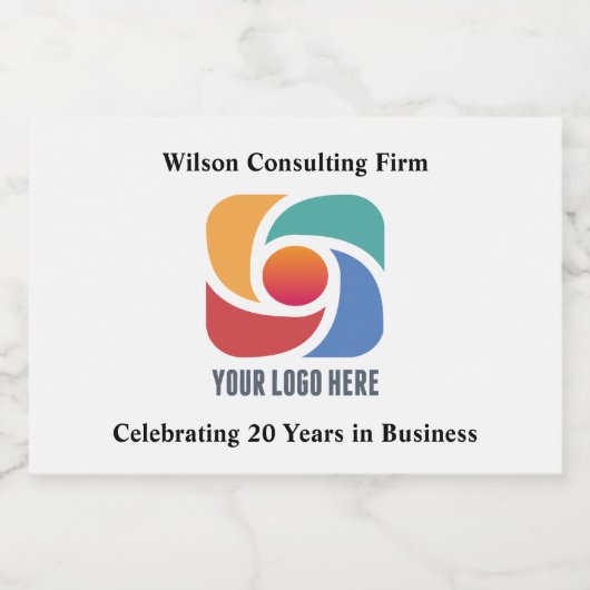 Marketing Mini für Unternehmen mit benutzerdefinie Schaumweinetikett (Einzelnes Label)