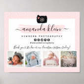 Marketing mit niedlichen Minimalistischen Fotograf Poster (Vorne)