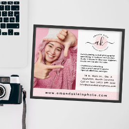 Marketing mit niedlichen Minimalistischen Fotograf Poster