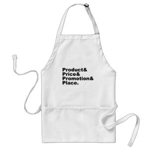 Marketing Mix   Werbeaktion des Produktpreises Schürze