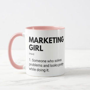 Marketing Niedlich Funny Girls Definition Tasse