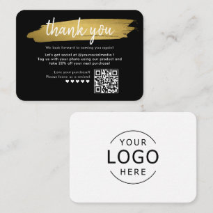 Marketing-Paket Einlage Geschäft Dankeschön-Karte Visitenkarte